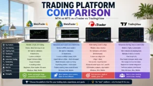 Trading Platform Comparison: MT4 vs MT5 vs cTrader vs TradingView